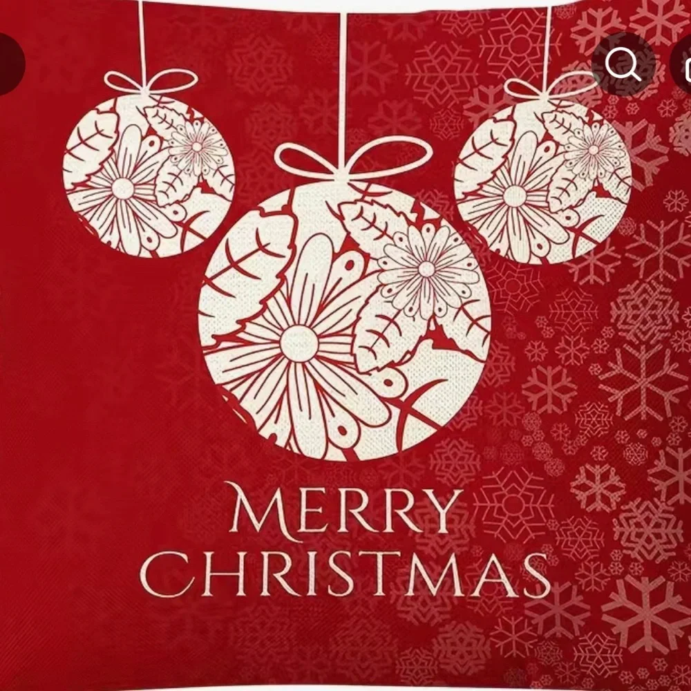 4pcs Christmas Pillowcases,17.7x17.7 Inch, Set Of 4, Pillow Inserts Not Included - Picture 7 of 8